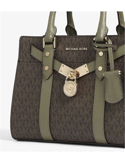 michael kors army green bag|michael kors green tote bag.